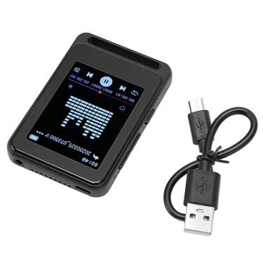 Imagem de MP3 Player, leitor de MP3 portátil de 2,4 polegadas, qualidade de som HiFi sem perdas, 5.0, compatível com 29 idiomas, inteligente para rádio para esportes para estudantes (16 GB)