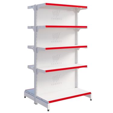 Imagem de Gôndola Fit 40 Centro 1 Inicial 2,02m Comercio Farmácia Loja - Amapá