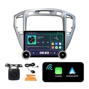 Imagem de [2G + 64G] 25.7 cm Display Knobs Carplay Android Auto Touchscreen Autoradio Estéreo Carro Navegação GPS Rádio FM Unidade Cabeça Rádio WiFi Espelho Link Multimedia Player GPS Rádio DSP Fortoyota