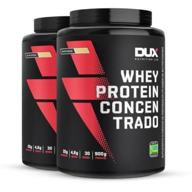 Imagem de Kit 2 Whey Protein Concentrado Dux Butter Cookies 900g