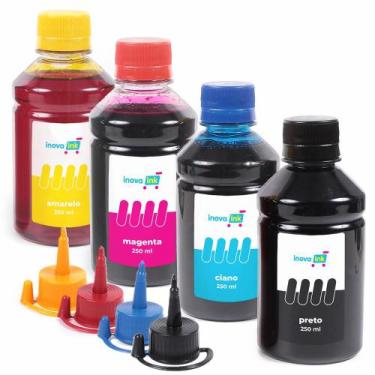 Imagem de Kit 4 Tintas Compatível Impressora L3251 250ml Inova Ink