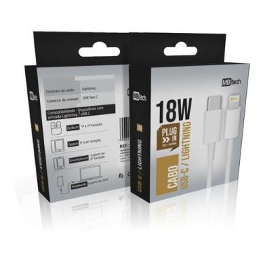 Imagem de Cabo Lite X Tipo C Dados Recarga 18w Lightining Compativel Iphone Ipad