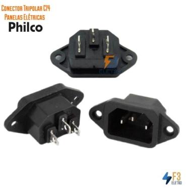 Imagem de Conector C14 Tomada para Panelas Elétricas Philco de Arroz e Pressão