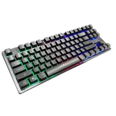 Imagem de Teclado Semi Mecânico Gamer Rgb Usb Gaming Keyboard