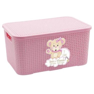 Imagem de Caixa organizadora infantil Rattam - menino e menina - Let Baby Bolsas