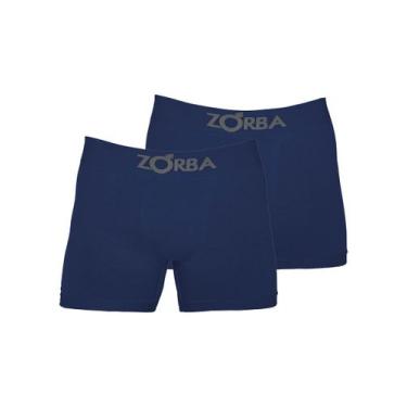 Imagem de Kit com 2 Cuecas Boxer Zorba 781, Marinho, GG