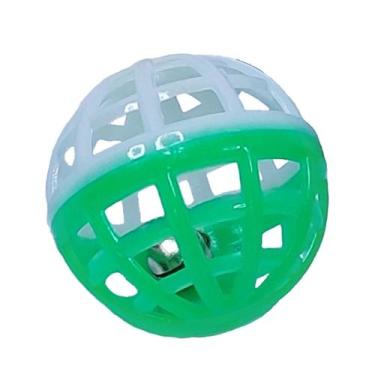 Imagem de Brinquedo Chalesco Bola para Gato com Guizo 40mm - para Gato, Verde