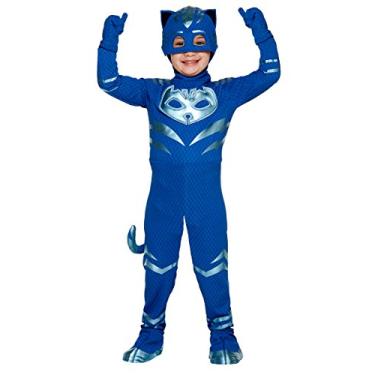 Imagem de Spirit Halloween Toddler Catboy PJ Masks Costume | Officially Licensed Blue 2T