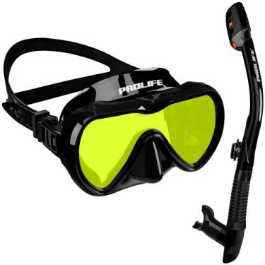 Imagem de Máscara de Mergulho Antiembaçamento com Snorkel Atlantic - Prolife, Pr