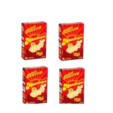 Imagem de Mandiopã kit c/4 Bacon 80 Gramas cada Mandiopan o Legitimo