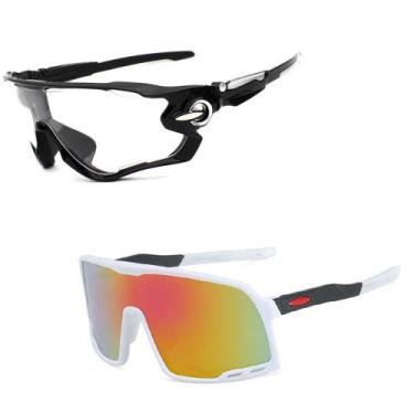Imagem de Kit 02 Óculos UV 400 Ciclismo MTB + Noturno Transparente - PENDULARI