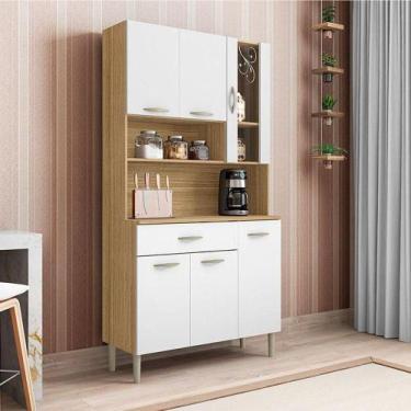 Imagem de Kit Cozinha Ambiente Golden 6 Portas Freijó Supremo - Kits Paraná - KI