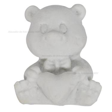 Imagem de Aplique Urso 4x3x2 R0209 Resina - ATACADÃO DO ARTESANATO MDF
