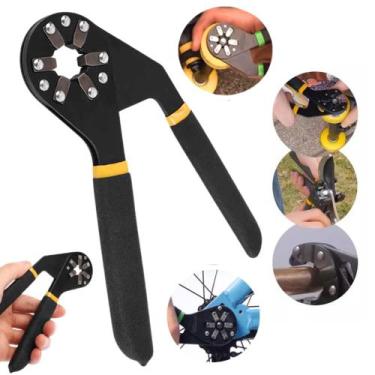 Imagem de Alicate Chave Mágica Sextavada Universal 8 Pol Cabo Emborrachado - Oba