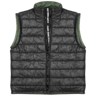 Imagem de Colete Juvenil Look Jeans Cirrê Preto, 10