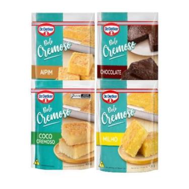 Imagem de Kit 4un Bolo cremoso c/ sabor Mesclado - Dr. Oetker