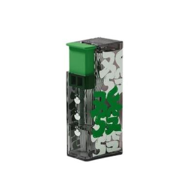 Imagem de Dispensador Portátil De Fio Dental Automático Plackers - Verde Escuro 