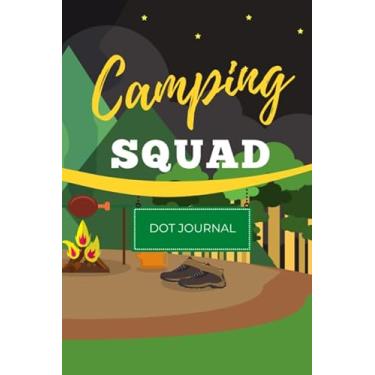 Imagem de Camping Squad: Dot Journal for Girls Ages 9-12 and Teens, Dotted Grid Composition Notebook, 120 Pages, 6x9 Bulleted Sketchbook for Drawing and Doodling