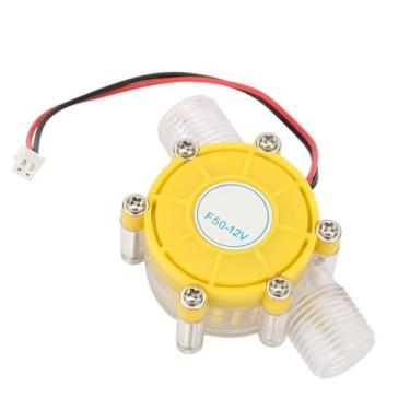Imagem de Gerador de Energia Hidrelétrica de Turbina de Bomba de Fluxo de água Micro Hidro DC para Uso Doméstico (F50 12V amarelo transparente)