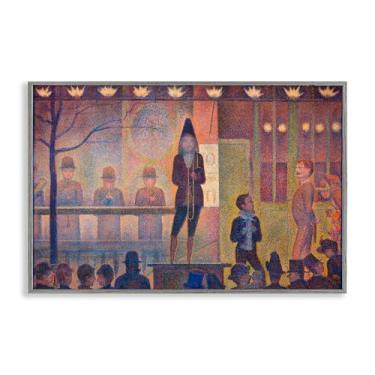 Imagem de Stupell Industries Clássico Circus Sideshow Emoldurado Giclee Wall Art Design por one1000paintings, moldura cinza, 45,7 x 30,5 cm
