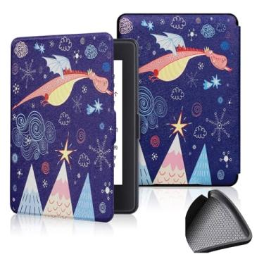 Imagem de GUKSRASO Capa para 7" Kindle Paperwhite 12th Generation 2024 & Kindle Colorsoft Signature Edition 2024, PU e TPU Soft Tampa Traseira Tampa de Casca Protetora com Despertar/sono Automático