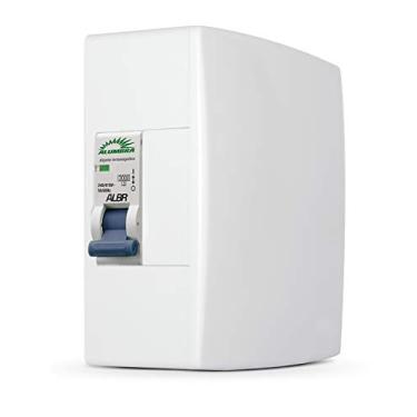 Imagem de Caixa de Sobrepor com Disjuntor Unipolar de 20 Amp, Dispositivo de Proteção Individual, Alumbra, 8619, Branco