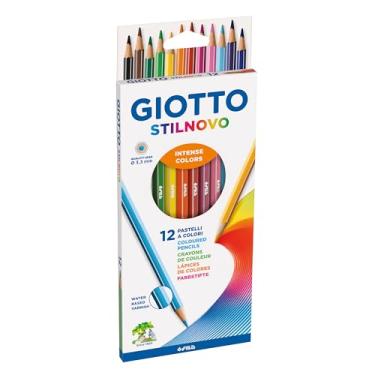 Imagem de GIOTTO Stilnovo Lápis de Cor Estojo com 12 Cores para Colorir
