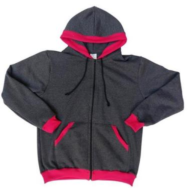 Imagem de Casaco de Moletom Feminino - Adulto - Akyta Comfort Wear , Grafite, G