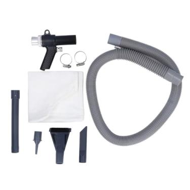 Imagem de Vomeko Air Duster Gun Industrial Air Blow Gun Ferramenta de limpeza pneumática de dupla finalidade com diferentes acessórios de bocal para limpeza de poeira do carro
