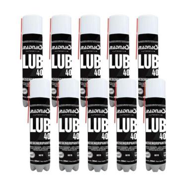Imagem de Kit 10 Óleo Desengripante Lubrificante Spray Lub40 300ml - Radnaq