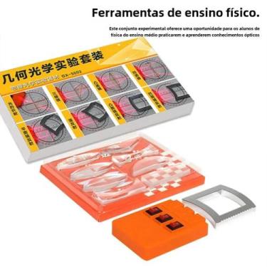Imagem de Conjunto de Experimentos de Óptica Geométrica Infantil - Com Equipamen
