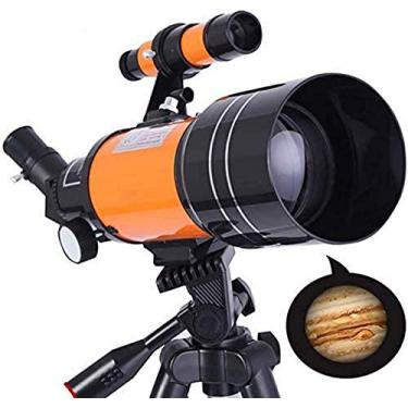 Imagem de CUTPOIY Telescópio Astronômico Profissional NightFar Space Close-up Vista da Lua Vista 70300 Telescópios Telescópios 2020, Presente de Birtay, Presente de Menino