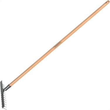 Imagem de Ancinho Metálico com 14 Dentes e Cabo de Madeira de 120cm - 77110644 -