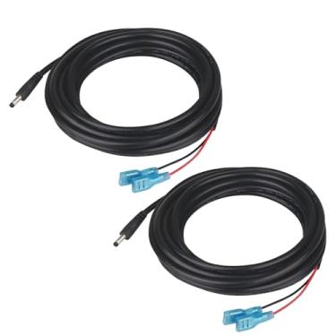 Imagem de Cabo de alimentação macho de alimentação CC 22AWG para cabo de alimentação trança de ponta aberta para cabo fonte de alimentação CC de 3,5 x 1,35 mm, câmera IP CCTV, vigilância de câmera de segurança