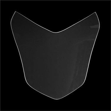 Imagem de Acc-Creativity Lente de tela de proteção da tampa do farol frontal de acrílico para motocicleta compatível com HONDA CB650F CBR650F 14-16 (transparente)