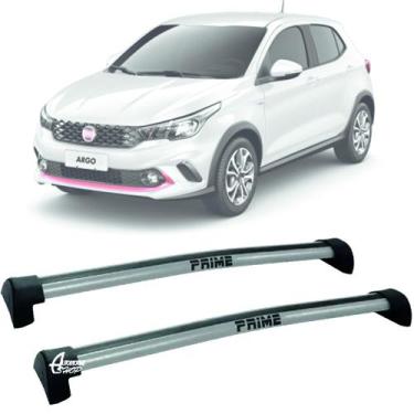 Imagem de Rack Teto Aluminio Prime Fiat Argo 2017 até 24 Prata PR070