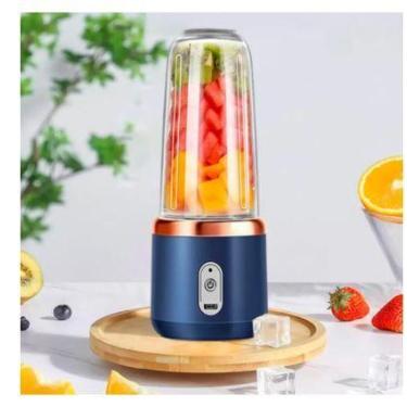 Imagem de Mini Processador e Liquidificador Portátil Copo e Caneca 500ml 6 Lâmin