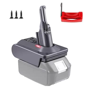Imagem de EID Adaptador para aspirador de pó Dyson V8 para bateria Makita 18V MT18V8 Converter para V8 Animal, Motorhead Pro, gatilho, carro + barco, absoluto, fofo, colchão, com trava de gatilho