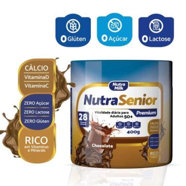 Imagem de Nutra Senior Premium 50+ Multivitamínico em pó adulto Zero Lactose, Ze