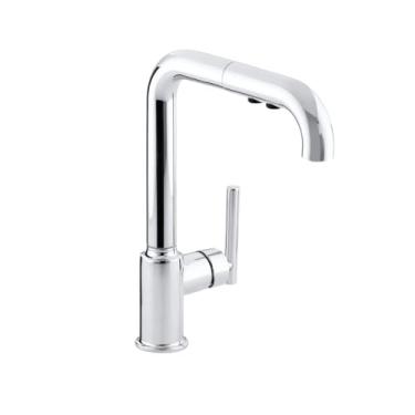 Imagem de Misturador Monocomando Kohler De Cozinha Purist com Ducha Cromado