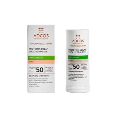 Imagem de Protetor Stick Ultraleve Adcos 15gr Fps50 Beige