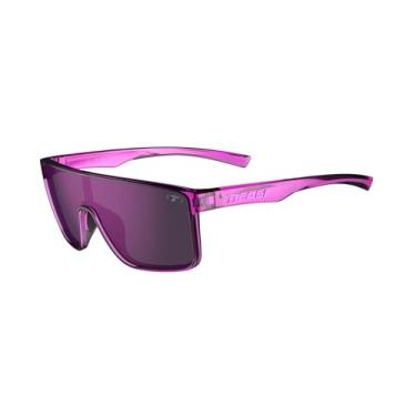 Imagem de Tifosi Óculos de sol Sanctum, ideais para ciclismo, golfe, caminhadas, corrida, tênis e pickleball, estilo de vida, Perfurador roxo neon (espelho roxo com ar), Medium-Large