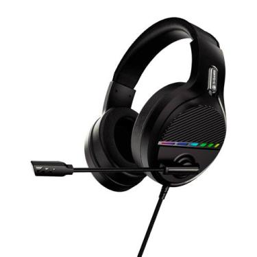 Imagem de Fone Headset Gamer Led Rgb Mic Usb P2 Ajustável Cabo 2 Mts - 5+