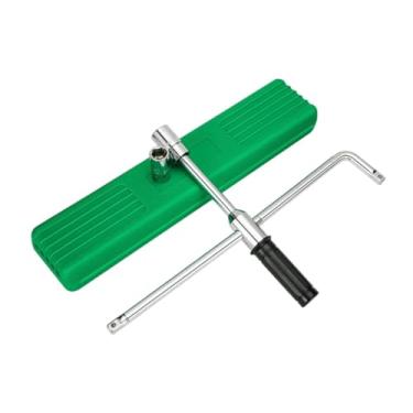 Imagem de Generic Chave de roda genérica removedora de porcas de roda com soquetes de 17/19 mm compacta fácil de instalar peças de reposição chave de pneu sobressalente, Comprimento 44 Cm
