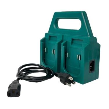 Imagem de Milageto Ferramenta de carregamento de bateria Estação de energia Fácil armazenamento e transporte Acessório para ferramentas Suporte de bateria portátil