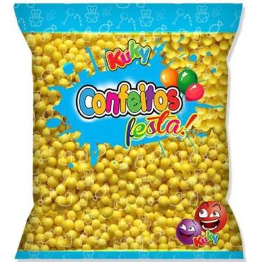 Imagem de Bolinhas De Açucar Confeito Festa Abacaxi 500g - Kuky
