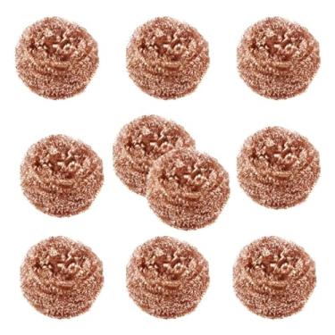 Imagem de kit 10 Esponjas Metalicas limpam ponta de Ferro Solda e estação de solda limpeza sem agredir a ponta remoção de residuos a seco