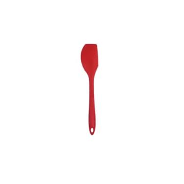 Imagem de Espátula de Silicone para Cozinha, 28cm, Resistente ao Calor, para Raspagem de Panela e Confeitaria (Vermelho)