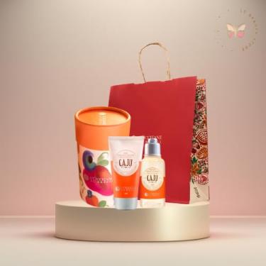 Imagem de Kit Caju Loccitane Sabonete Líquido e Creme Hidratante de 50ml