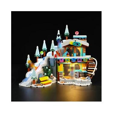 Imagem de DALDED Kit De Iluminação Led Para Lego Friends, Pista Esqui E Café Férias 41756, Luz Compatível Com Modelos Blocos Construção 41756 (Não Inclui O Conjunto)